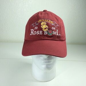 Trojans Hat Cap 2004 Rose Bowl Champions Strapback Embroidered